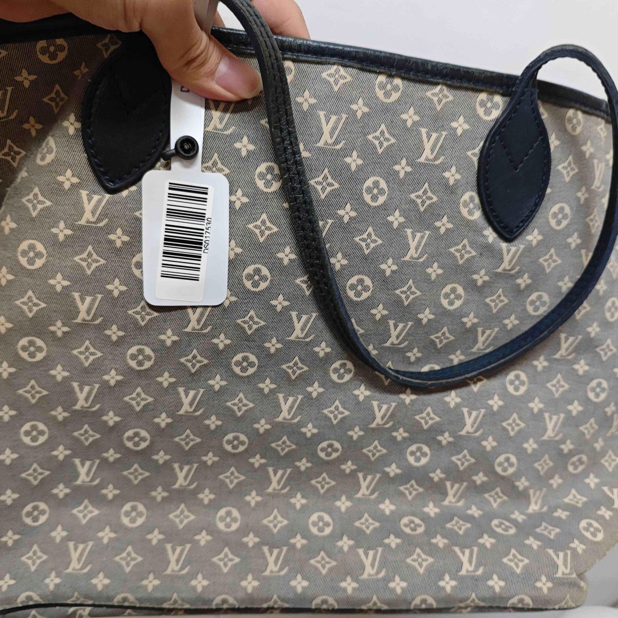 95新 LouisVuitton/路易威登 路易威登neverfull牛仔小号DS017530