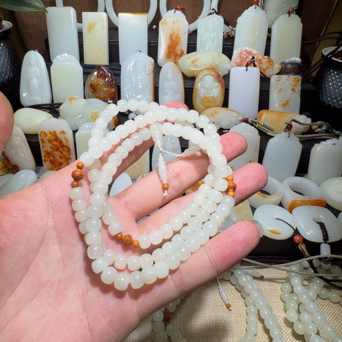 和田玉未镶嵌项链*️****