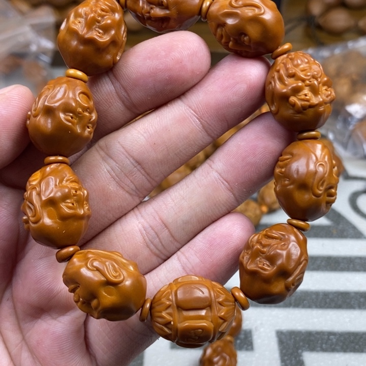 手串/手链橄榄核橄榄核雕工艺手串