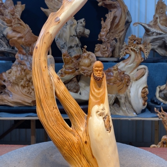 柏木（崖柏）根雕摆件