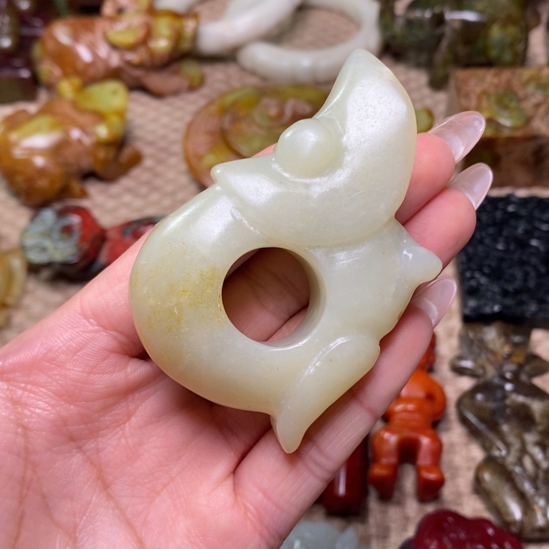 白玉菩提吊坠白玉菩提白玉菩提摆件