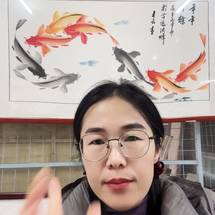 国画知鱼之乐纯手绘