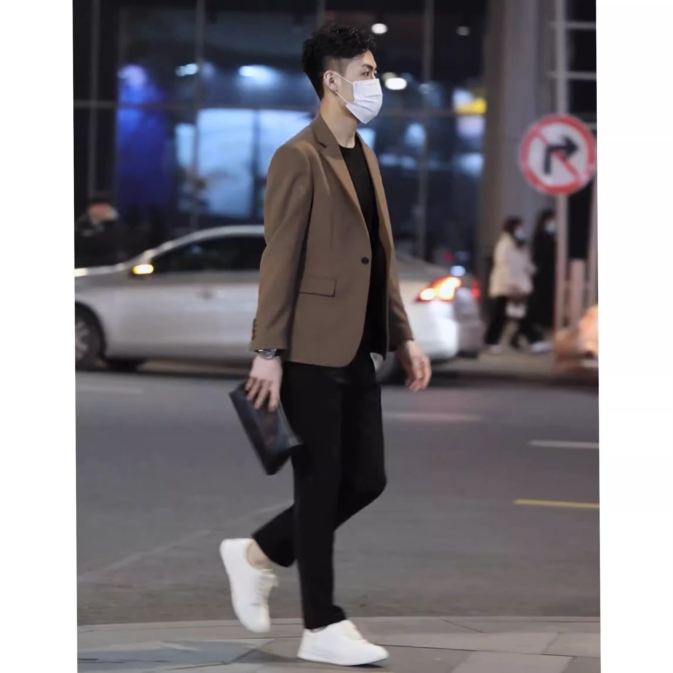 三件套男士西装春秋男士韩版修身休闲小西装上衣商务西服结婚套装