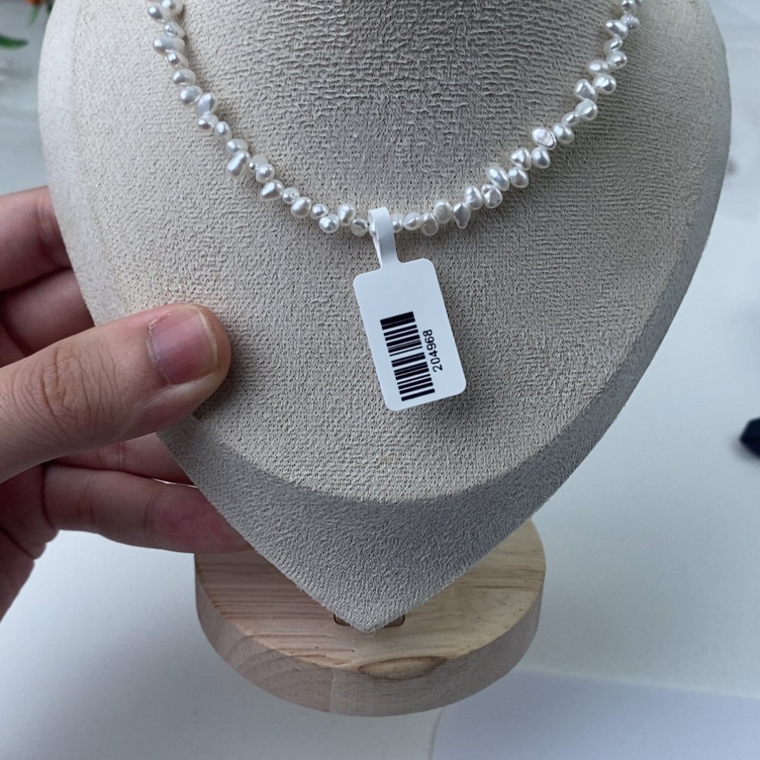 项链淡水珍珠银S925镶嵌204968