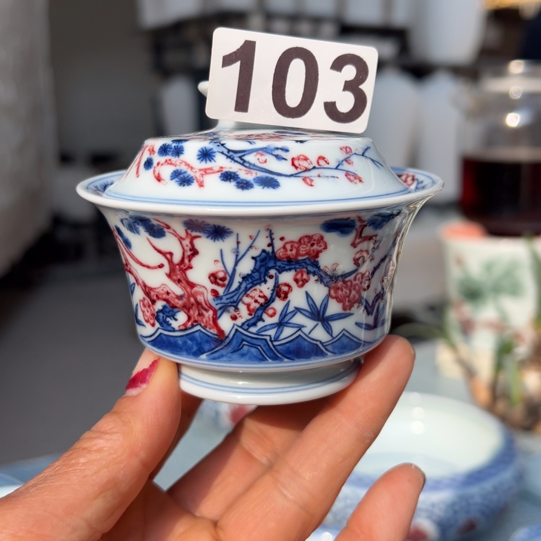 现代瓷青花釉里红工艺