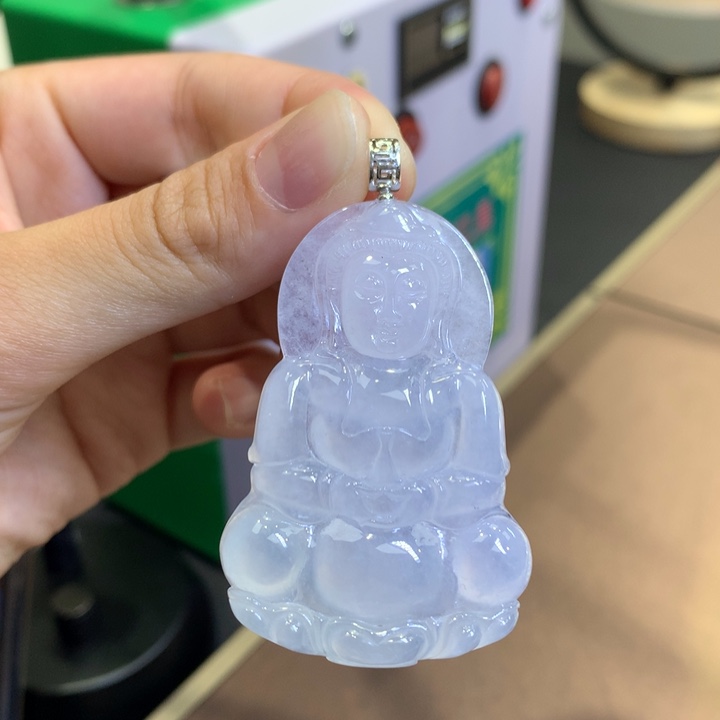 翡翠18K金镶嵌颈饰翡翠