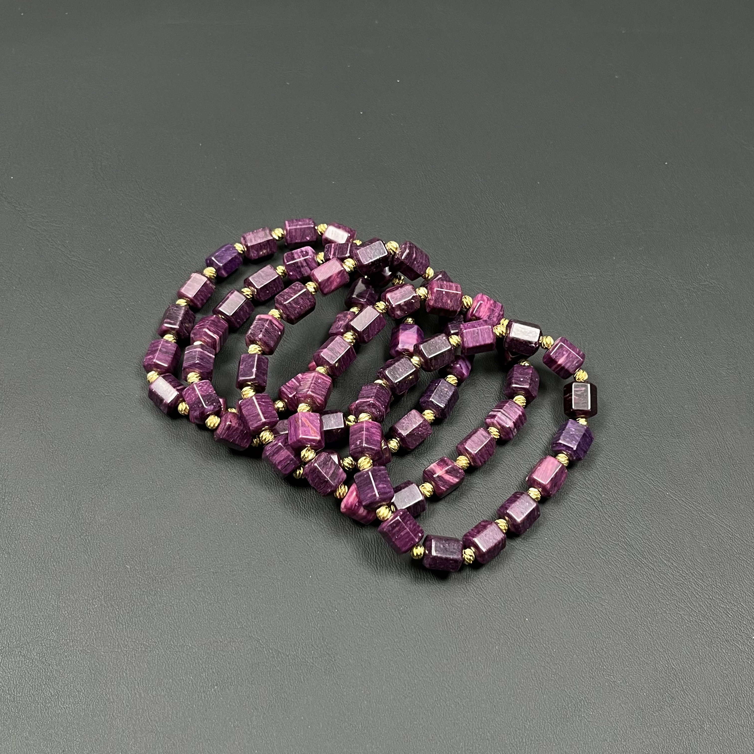 一枫臻选 老料夹层紫手串(多样性发其一) SJL009