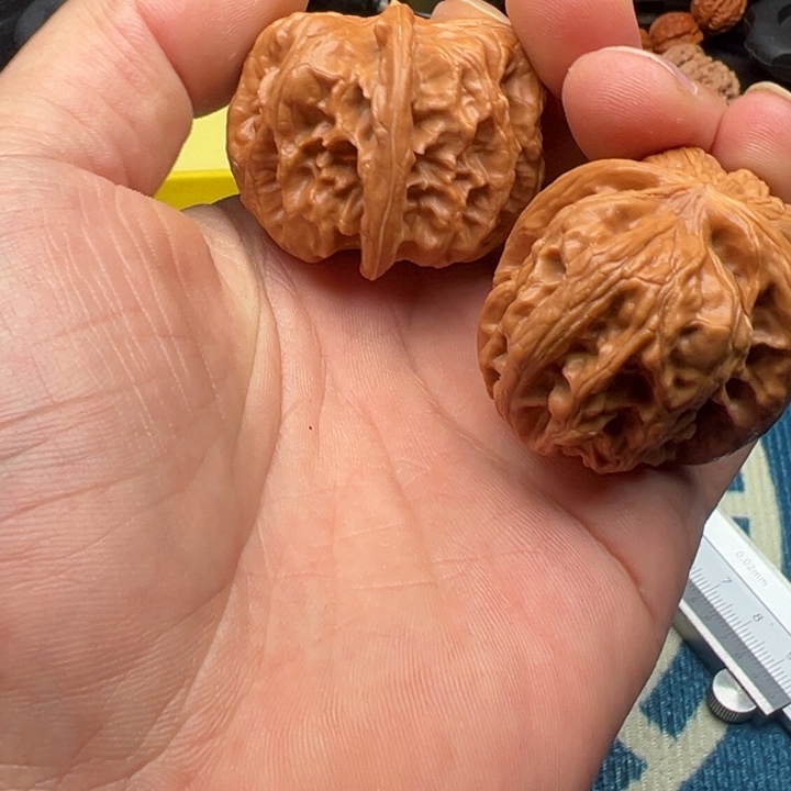 吊坠桃核平谷方块16