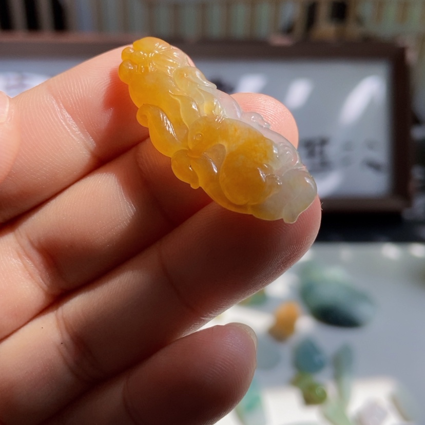 【闪购商品】未镶嵌定制翡翠九尾狐