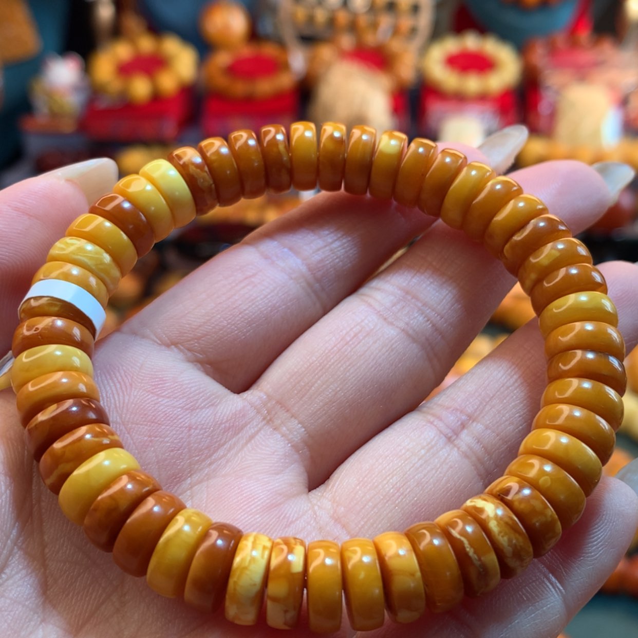 【闪购商品】蜜蜡手串未镶嵌蜜蜡手串