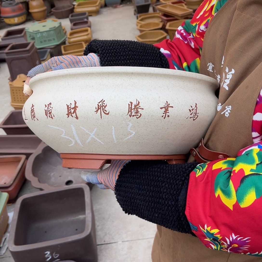 紫砂花盆盆景艺术