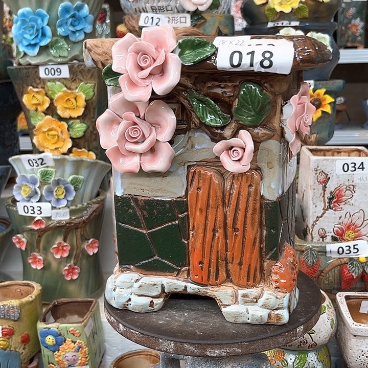 紫砂花盆粗陶材质多肉花盆