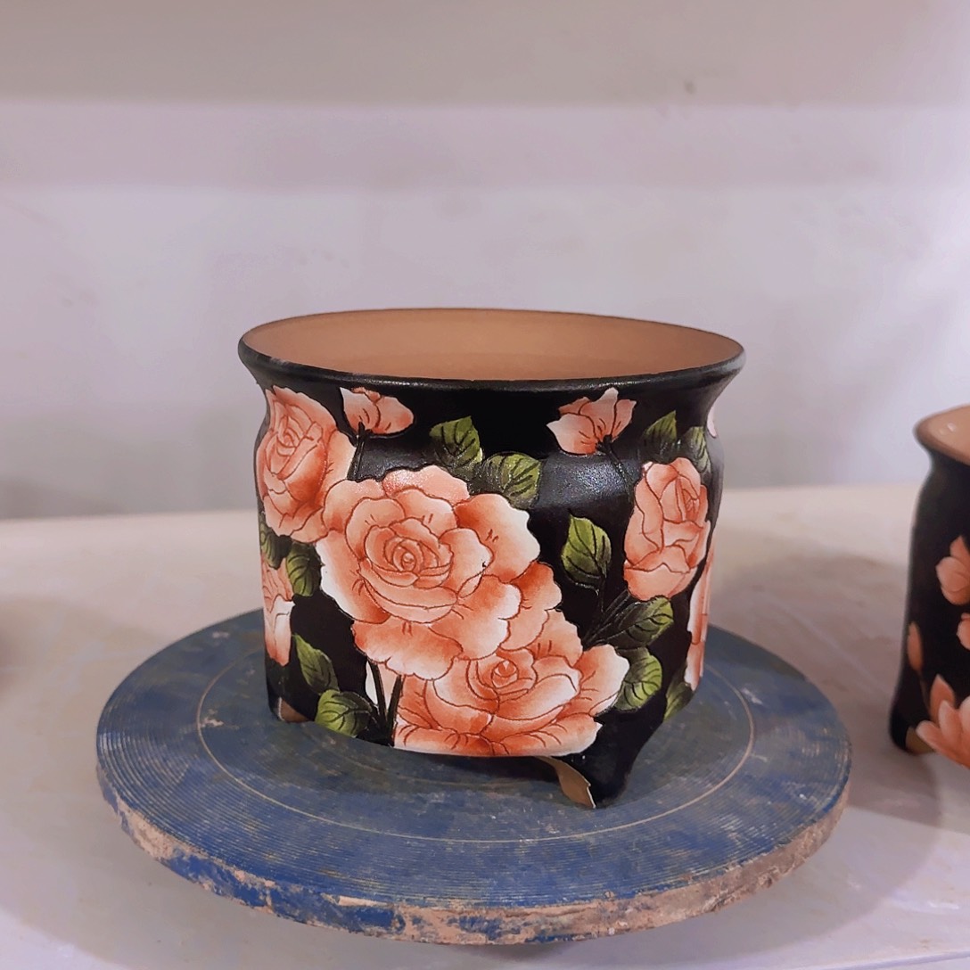 缸陶瓷花盆陶瓷花盆