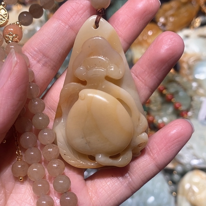 岫玉毛衣链未镶嵌