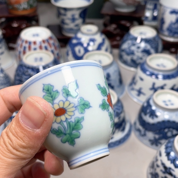 摆件景德镇陶瓷现代手工陶瓷茶具
