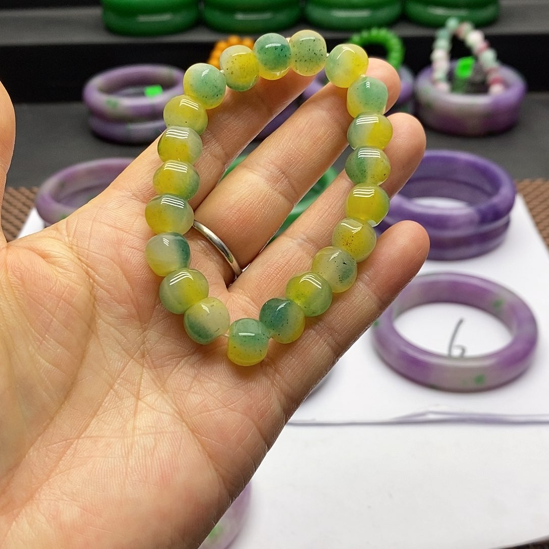 未镶嵌手串石英质玉