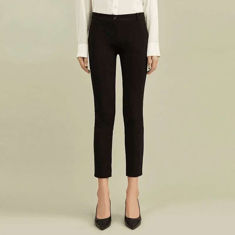 不支持退换/经典小脚铅笔裤 显瘦高腰时尚休闲1100089