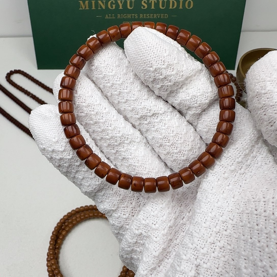 紫金鼠吊坠鼠金直切单圈6mm