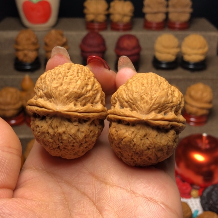 文玩核桃把件9祥龙罗汉