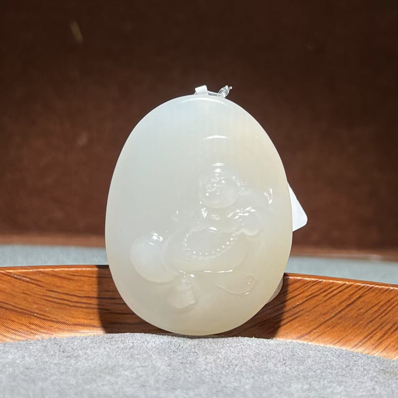 【张老斯珠宝】天然和田玉吊坠lx13713（拍一发一）