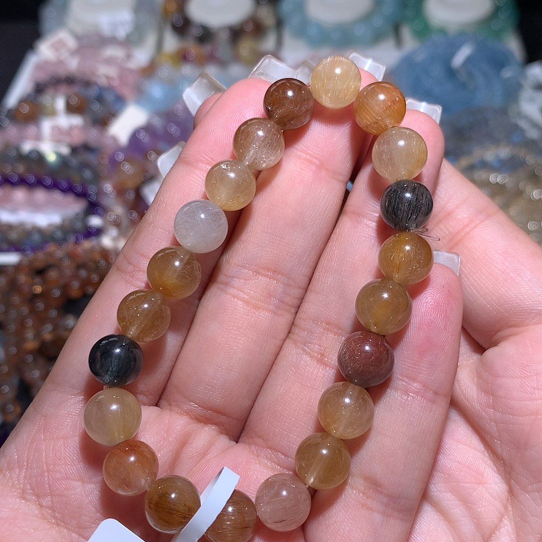 未镶嵌手链水晶敦煌全顺彩兔毛8