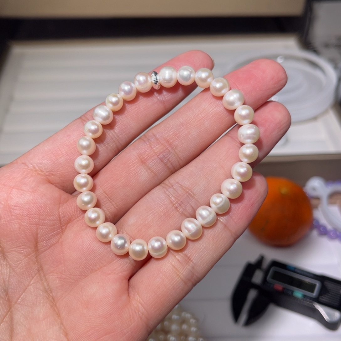 水晶手链未镶嵌珍珠011