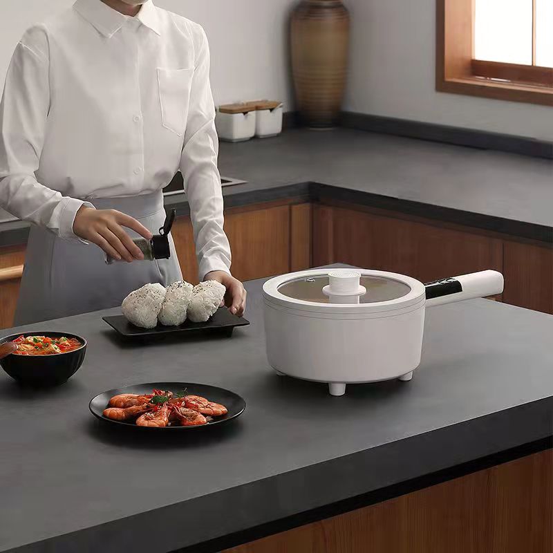 保温煮饭蒸煮炒菜煎炸电煮锅欧若精灵风
