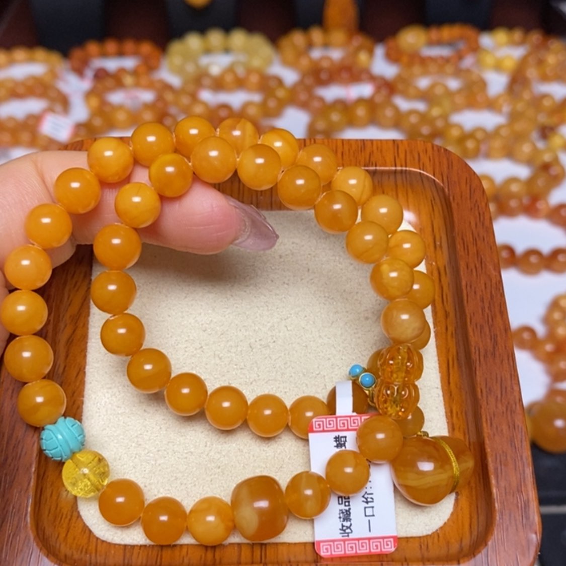 【闪购商品】未镶嵌蜜蜡手链手串