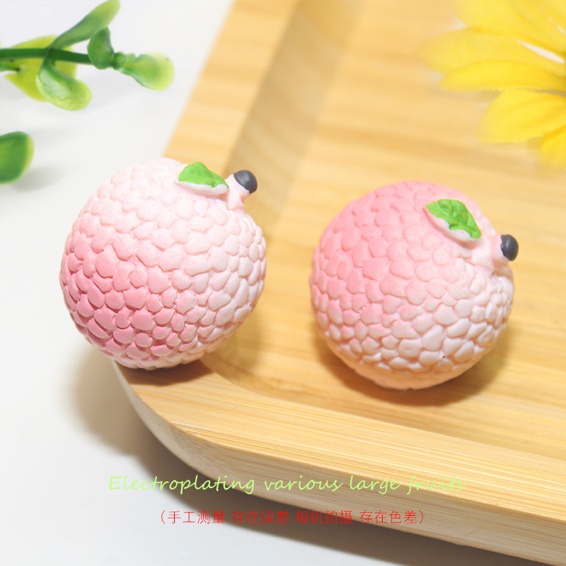 个人单(现场拆)【粉色系列大水果】仿真夏季微景观配件玩具手工