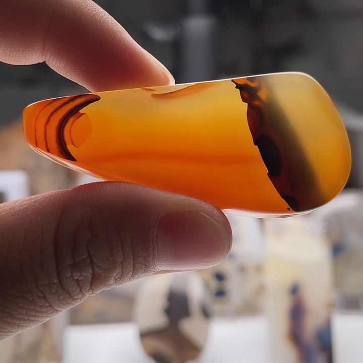 玛瑙/玉髓未镶嵌吊坠(不含链)