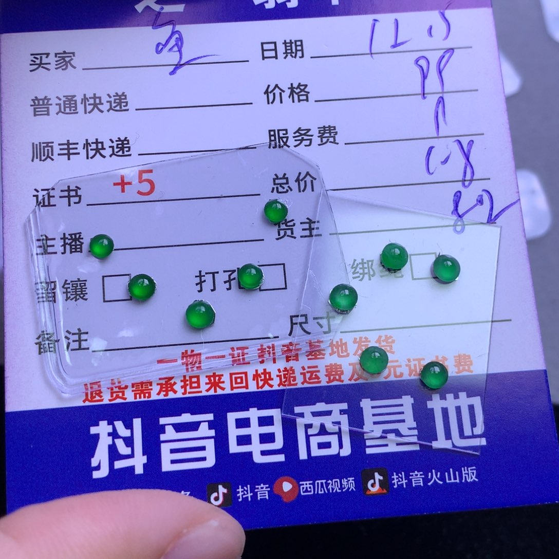 颈饰未镶嵌翡翠鱼*