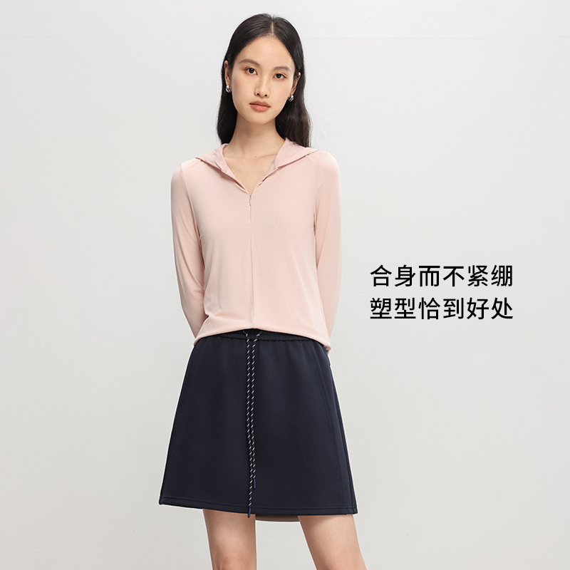 55611美式帽衫打底桑蚕丝免烫不易起球针织衫上衣多色