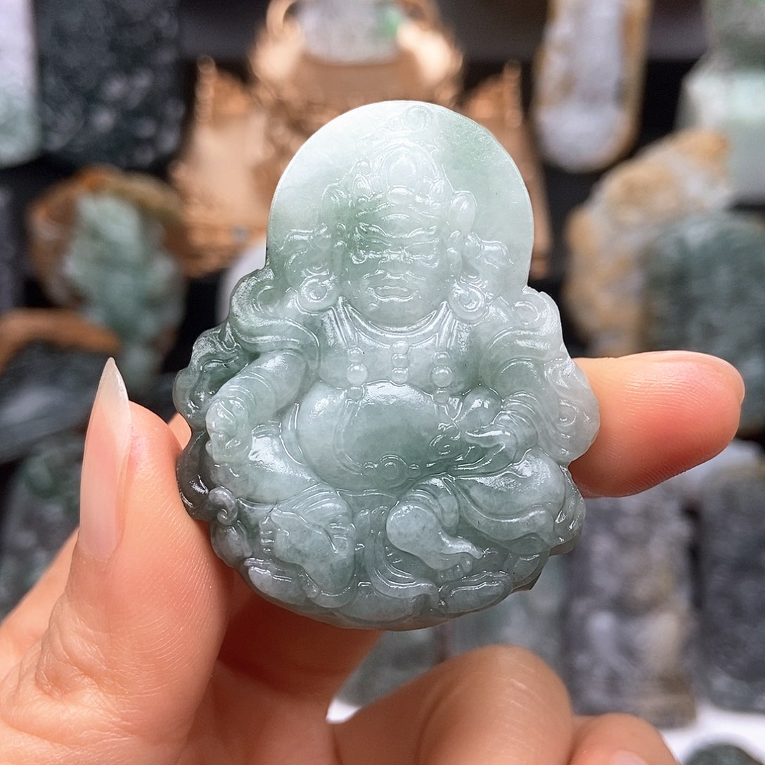 定制翡翠未镶嵌逍*天然缅甸翡翠A货毛货抛光定制 AB