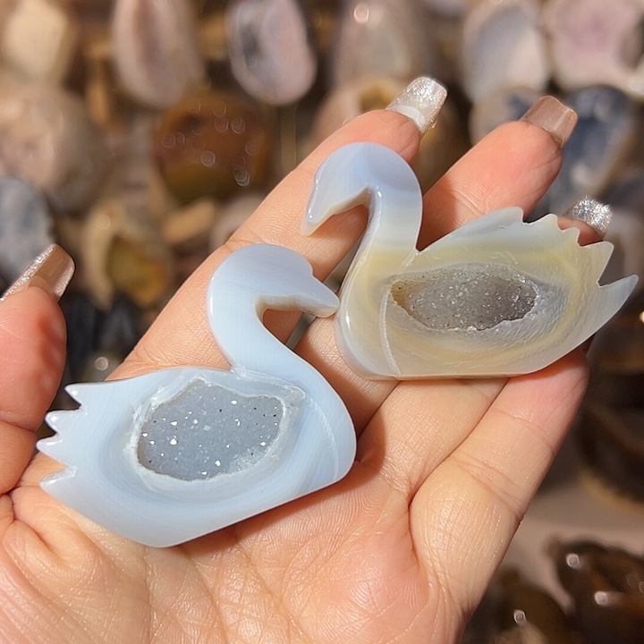 玛瑙/玉髓无未镶嵌天鹅