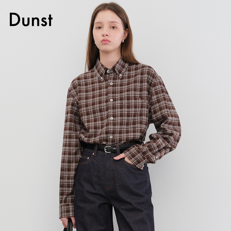Dunst2025秋季新品中性法兰绒衬衫UDSH5C104