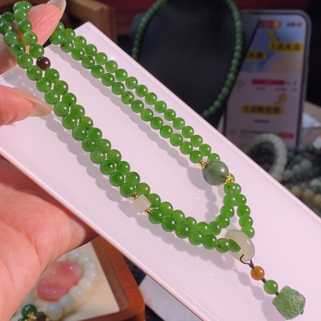 和田玉未镶嵌手链