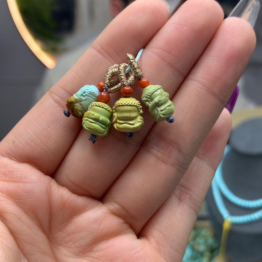 绿松石挂件未镶嵌