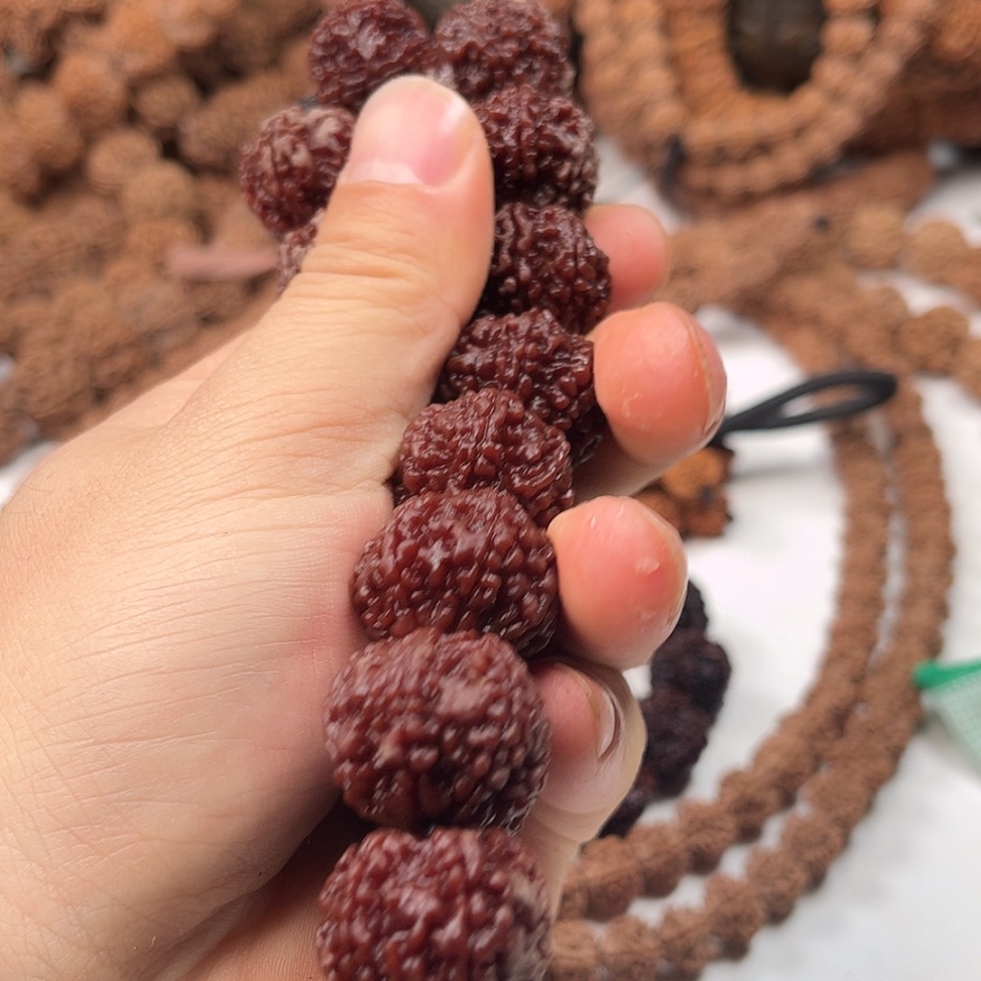 手串金刚菩提22荔枝纹六瓣货头