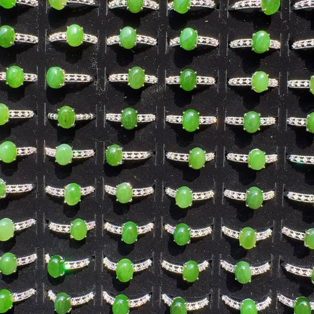 和田玉戒指未镶嵌多样性发货 拍一发一