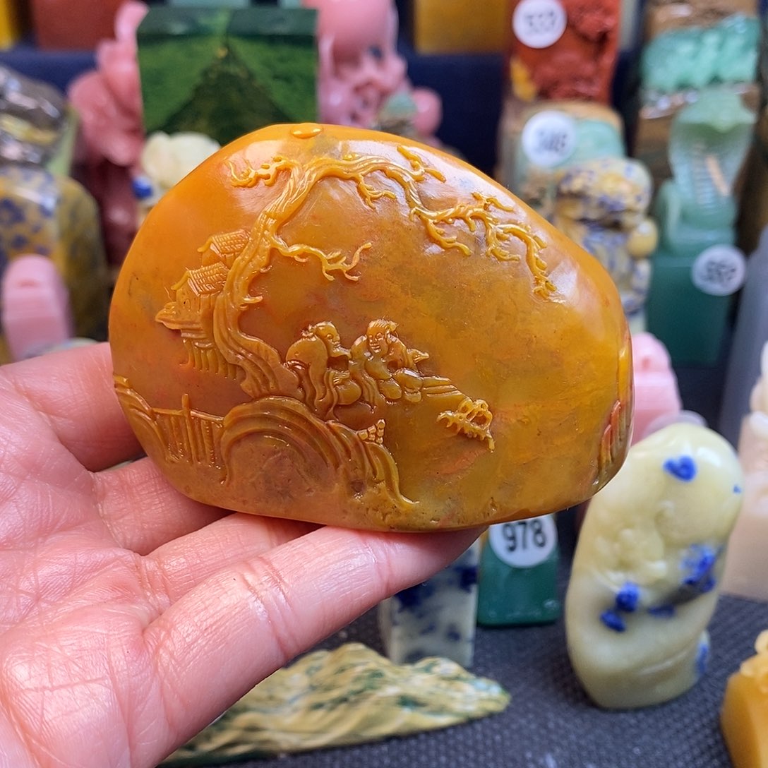 老挝石篆刻作品展