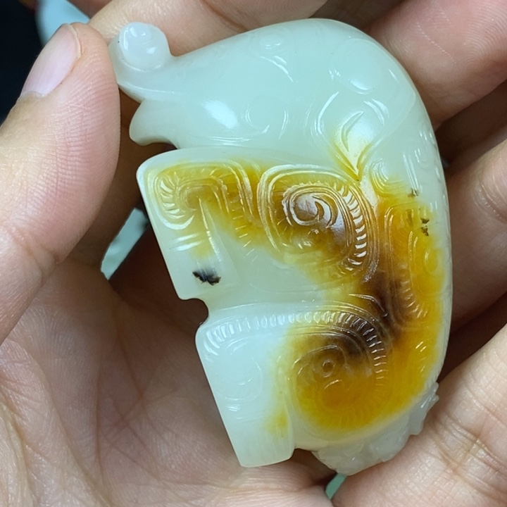 未镶嵌和田玉挂件汤****子