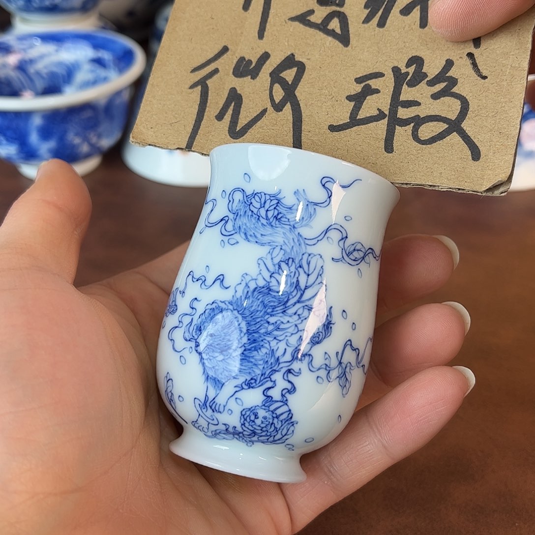 杯景德镇全手工手绘陶瓷