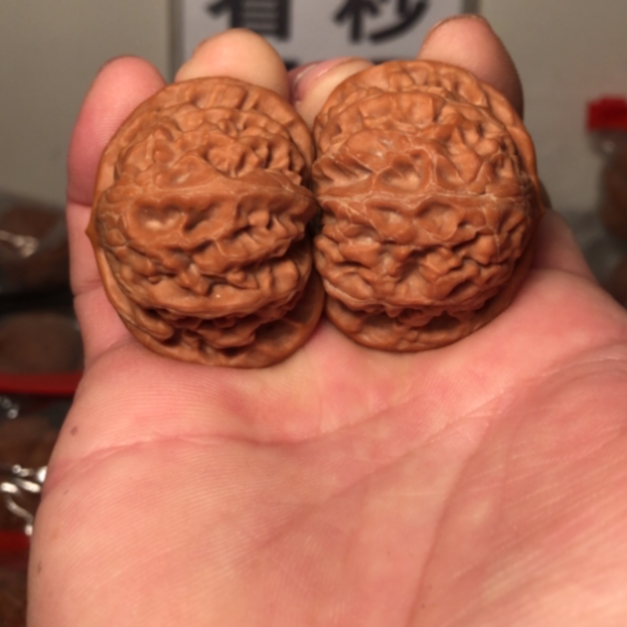 【闪购商品】文玩核桃把件宫灯41