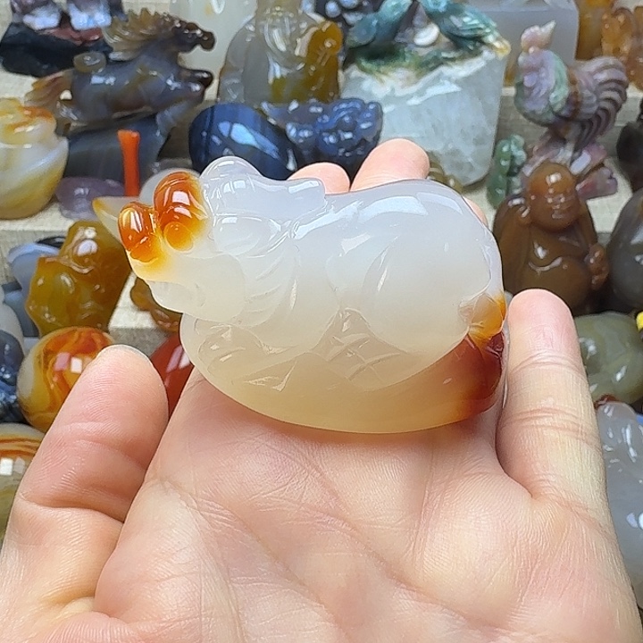 玛瑙/玉髓未镶嵌饰品