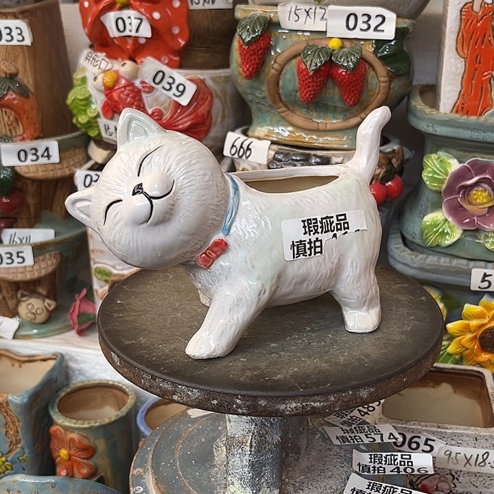 粗陶材质多肉花盆