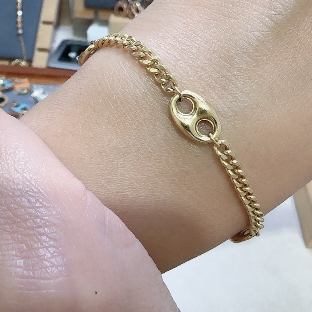 18K金手链19cm多样性发货