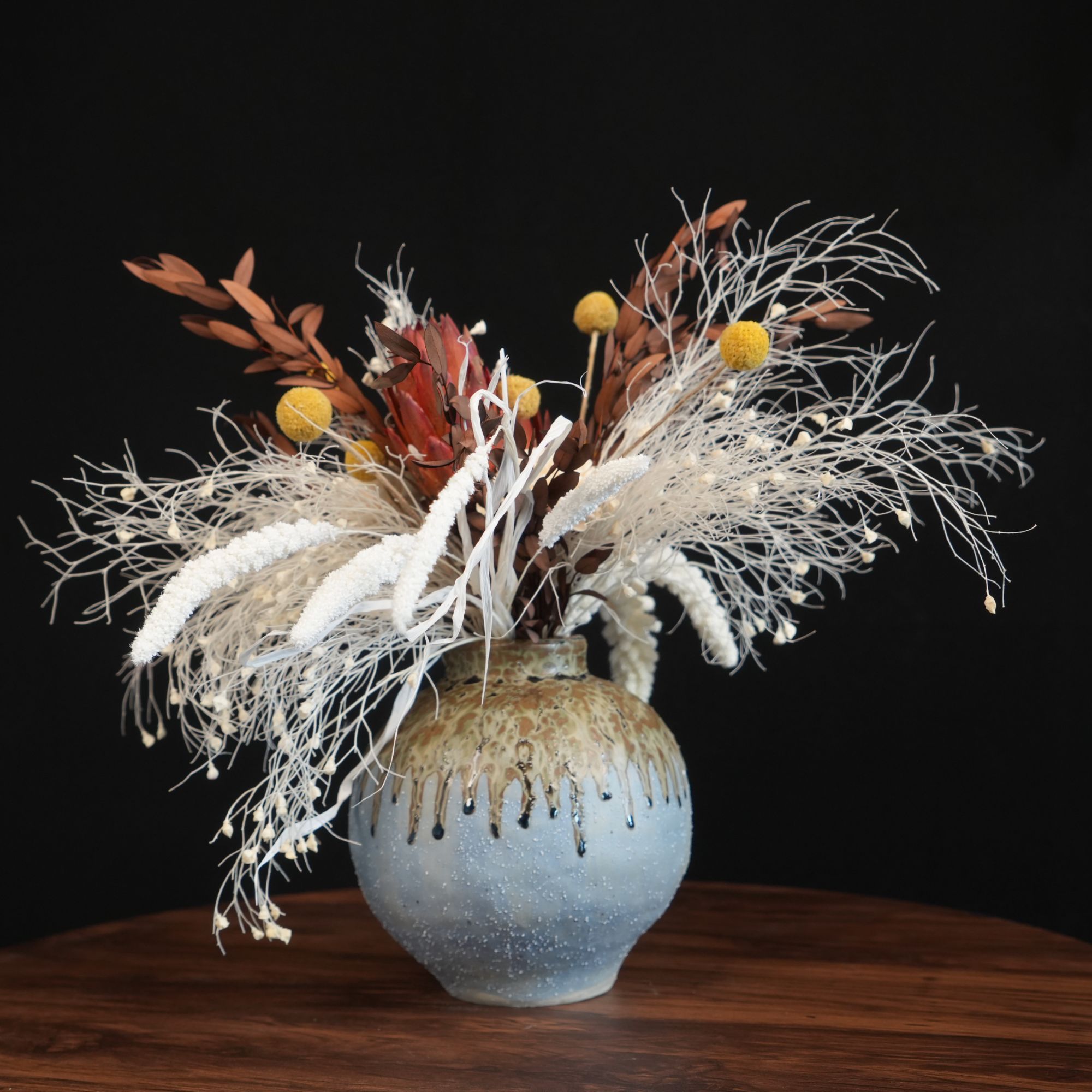 雪媚娘迷雾山野手工花