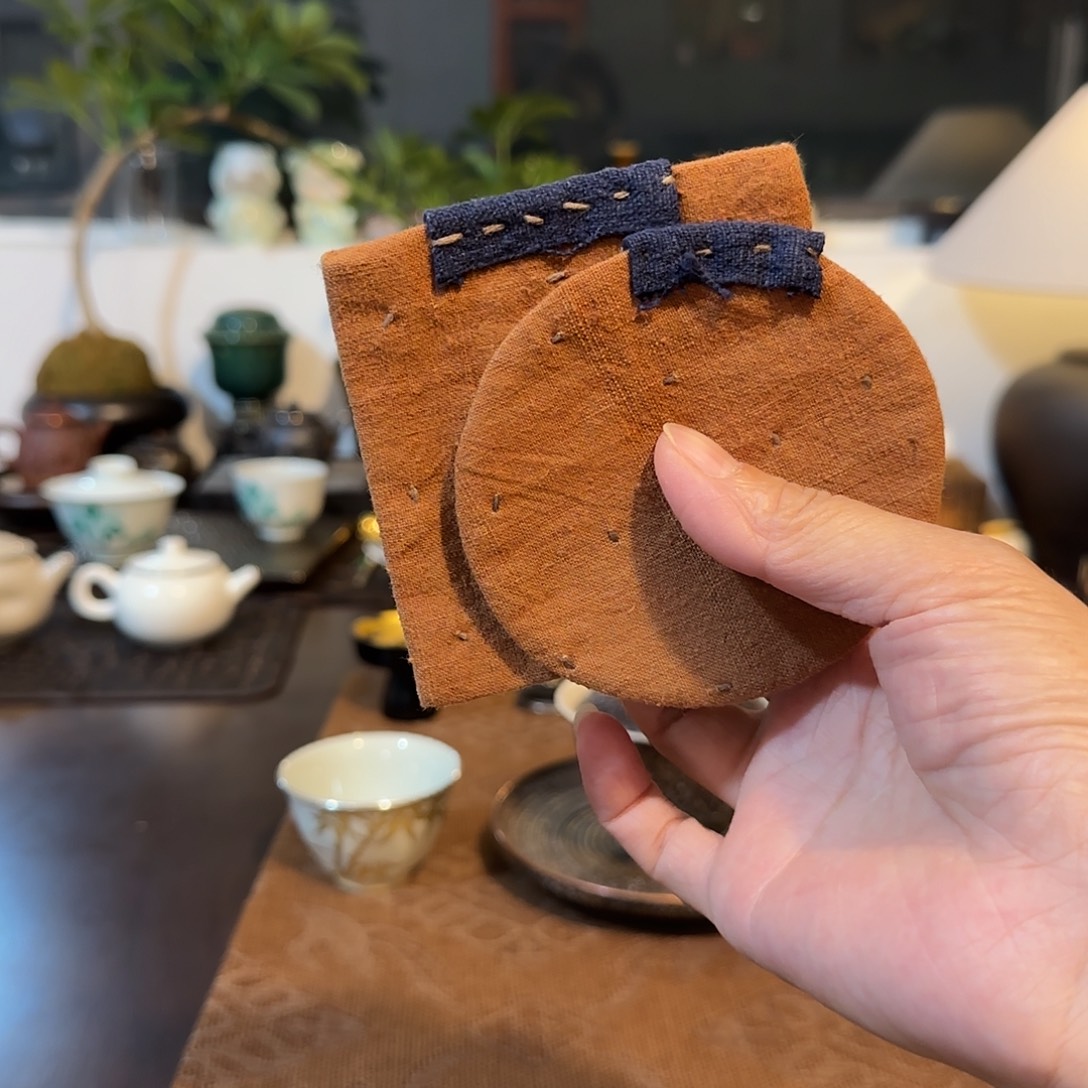 杯袋。 杯垫。     