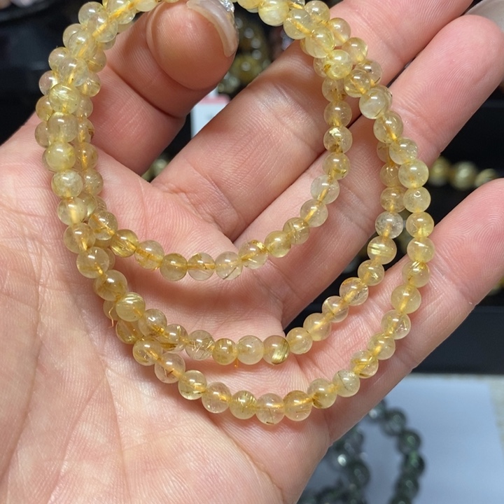 水晶手链未镶嵌天然发晶