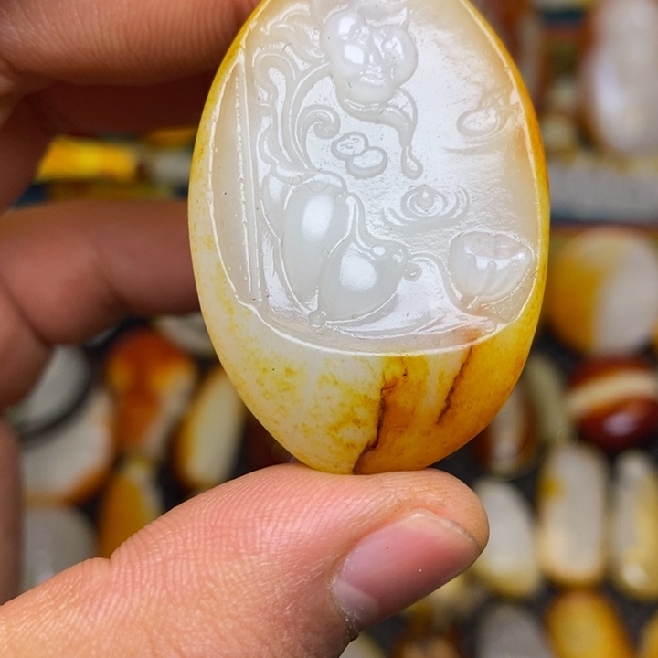 和田玉（子料）未镶嵌吊坠(赠链)